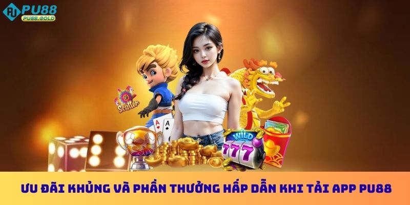 Ưu đãi khủng và phần thưởng hấp dẫn khi tải app PU88